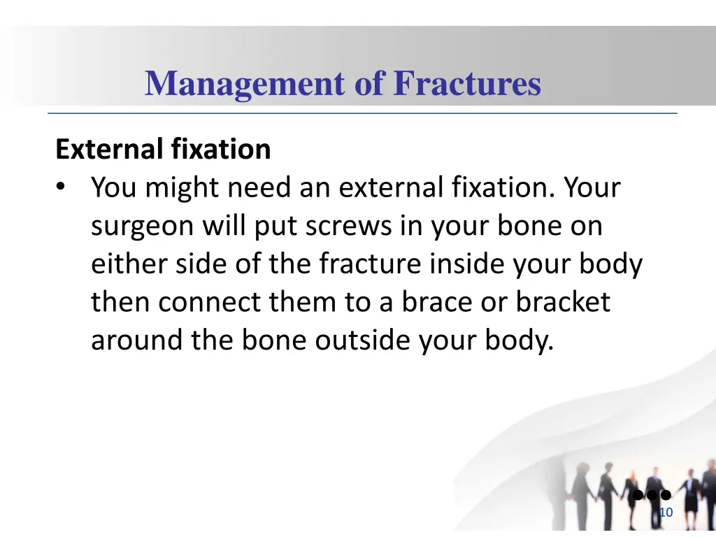 management of fractures 4