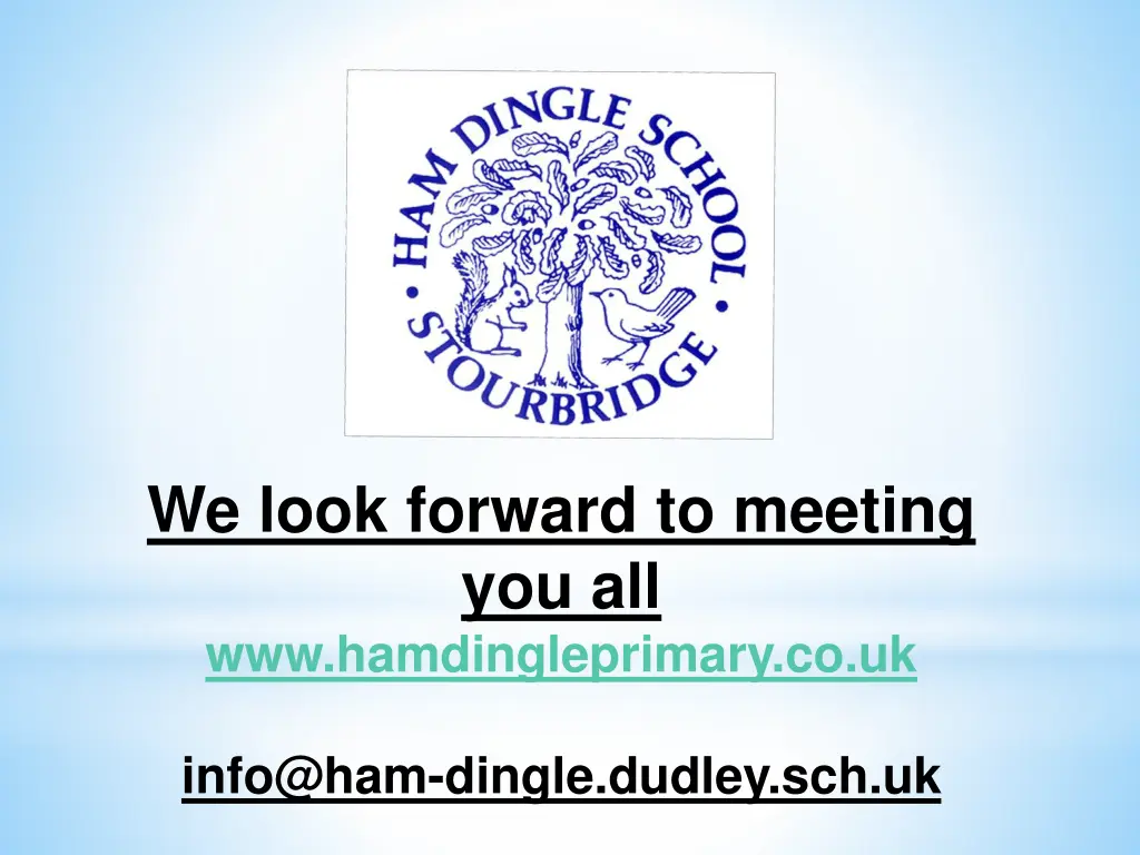 we look forward to meeting