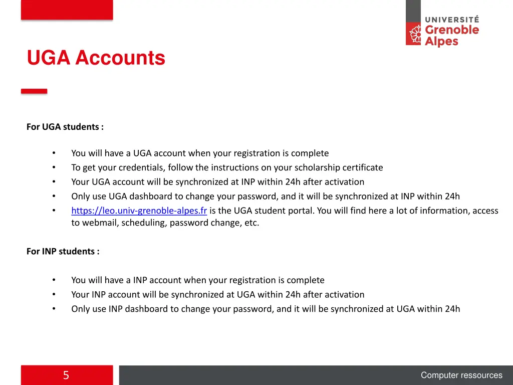 uga accounts