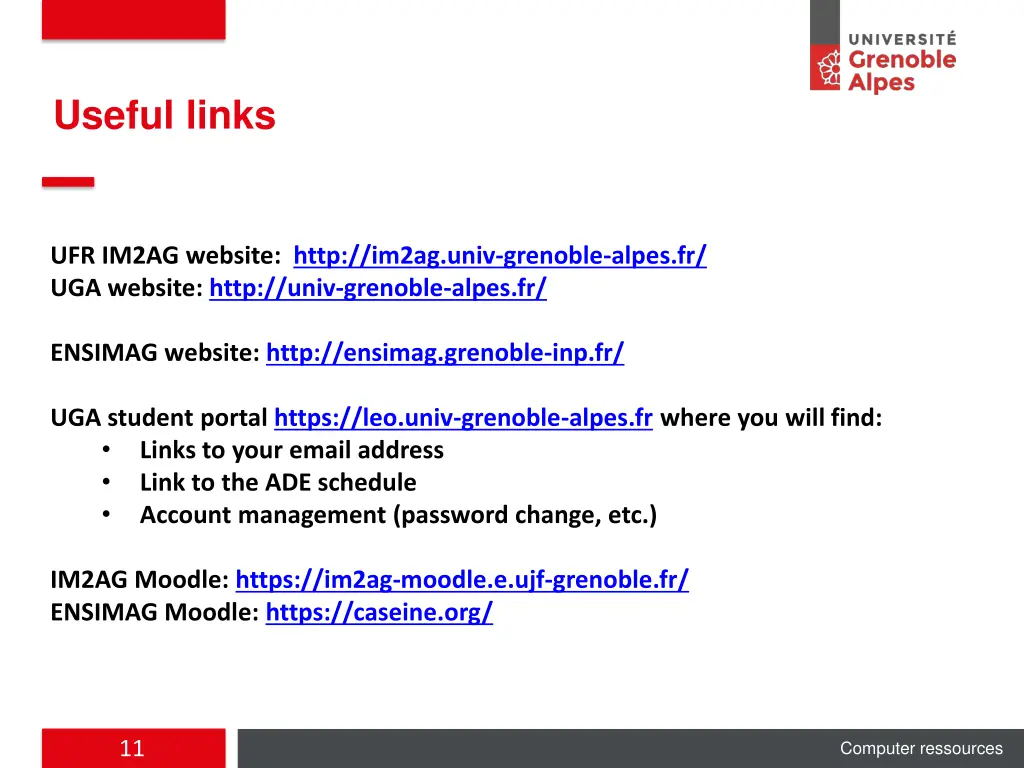 useful links