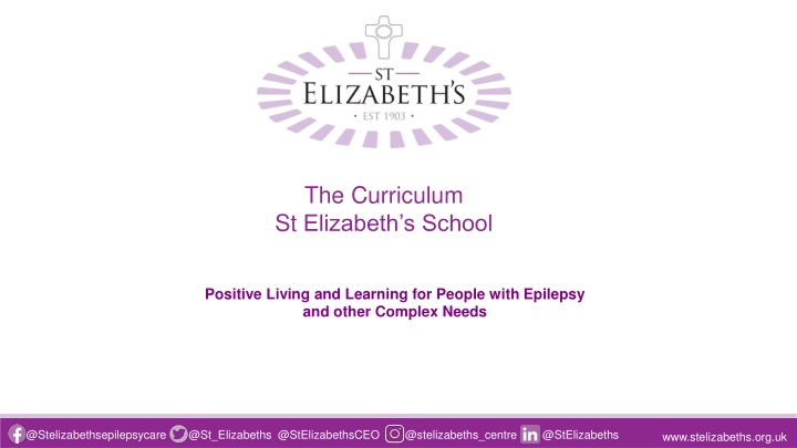 the curriculum st elizabeth s school