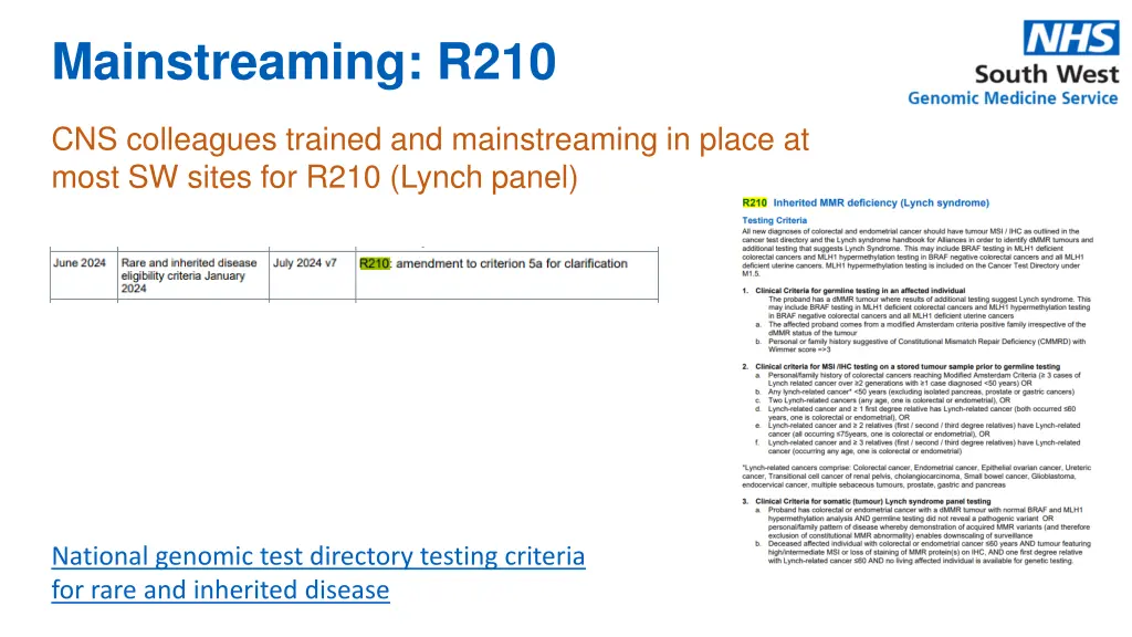 mainstreaming r210