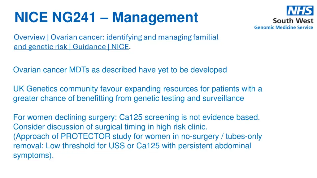 nice ng241 management