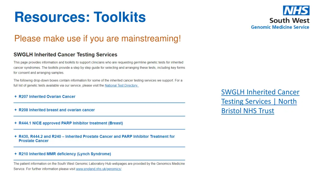 resources toolkits