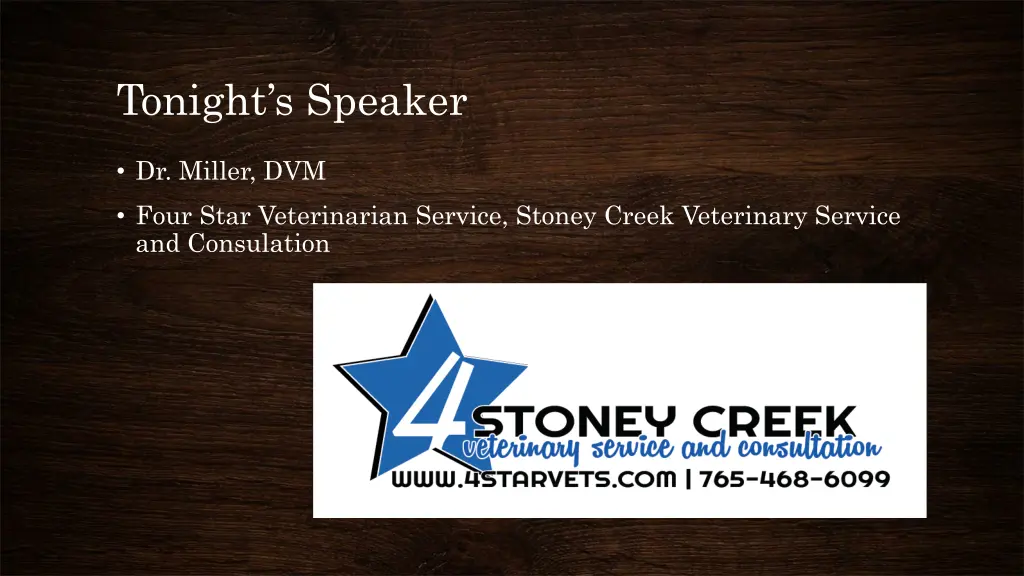 tonight s speaker