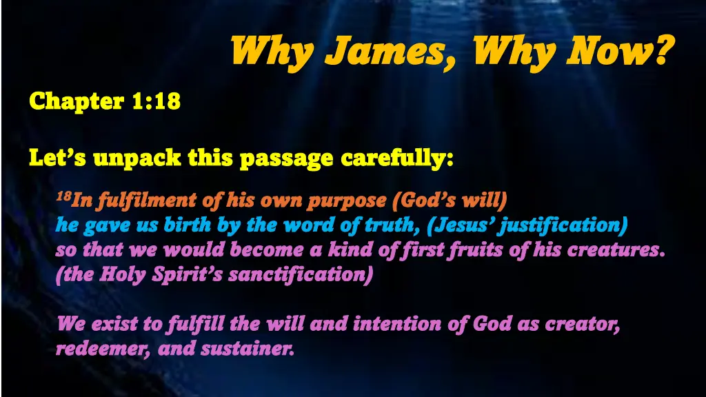 why james why james why now 10