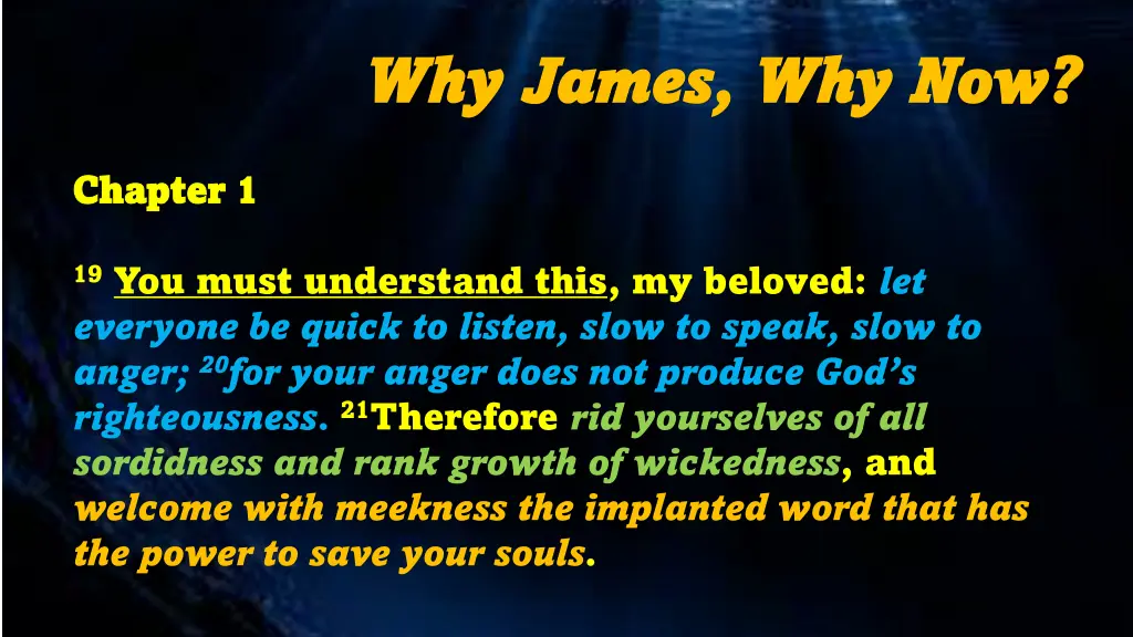 why james why james why now 11