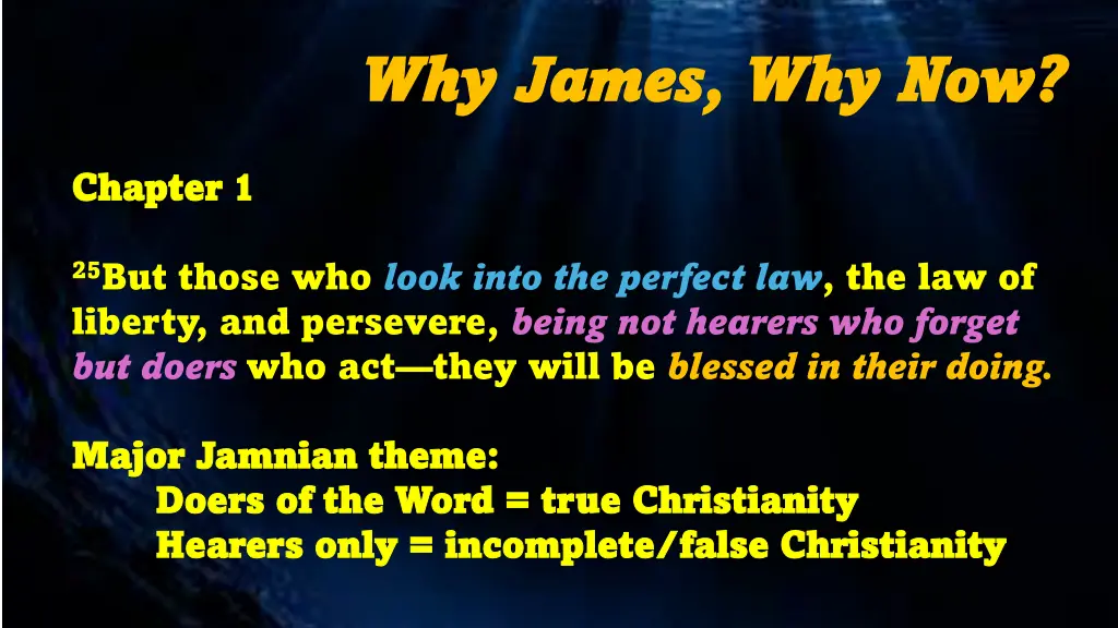 why james why james why now 13
