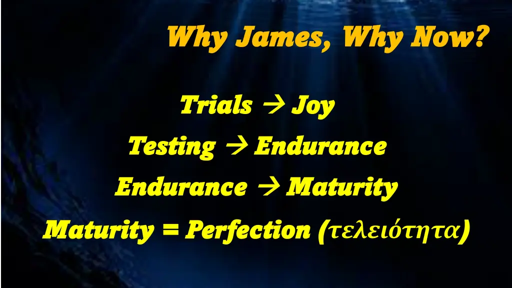 why james why james why now 2