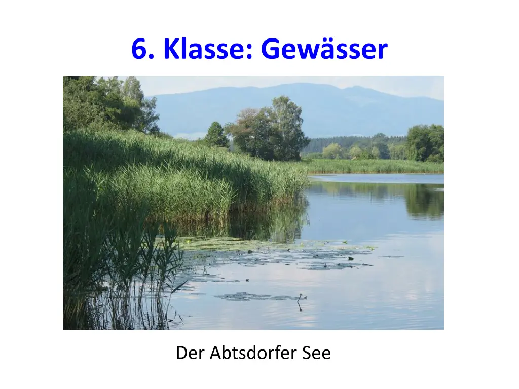 6 klasse gew sser