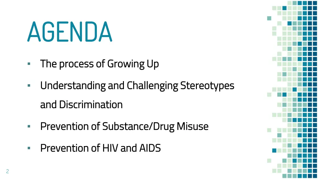 agenda agenda