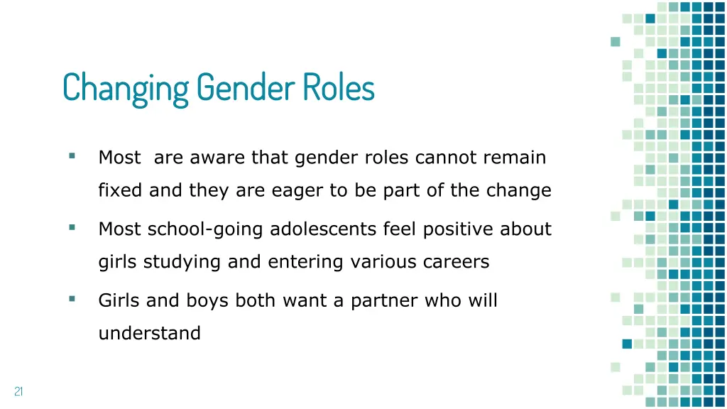 changing gender roles changing gender roles