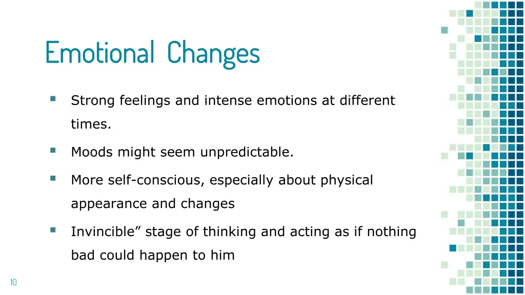 emotional changes emotional changes