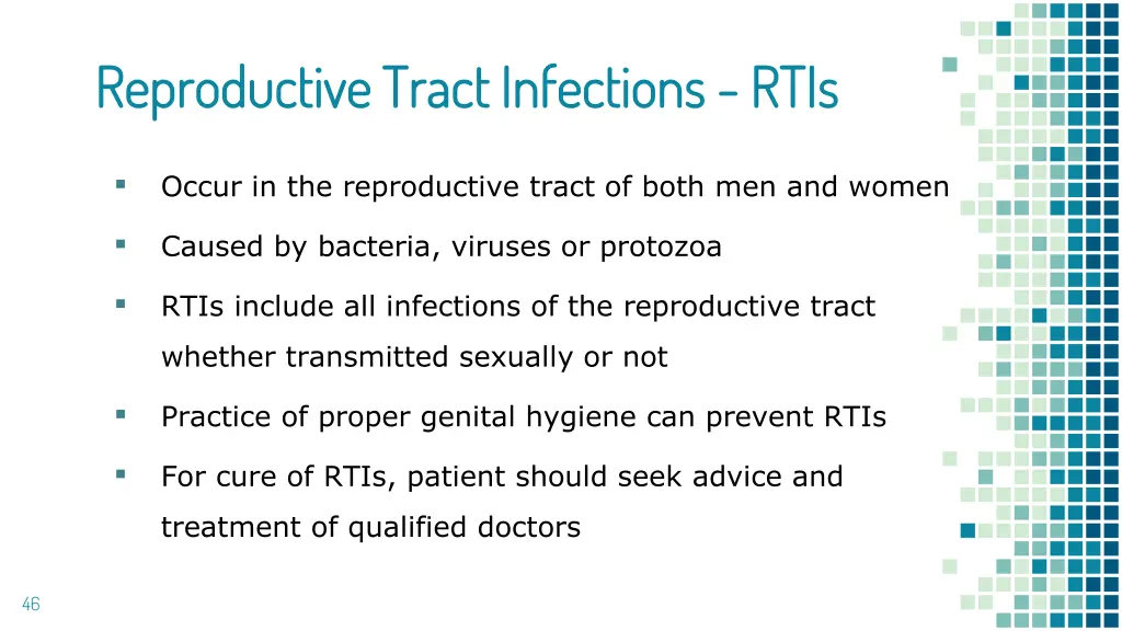 reproductive tract infections reproductive tract