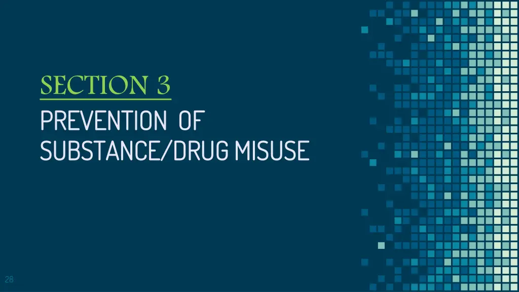 section 3 prevention of prevention of substance