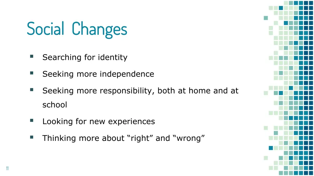 social changes social changes