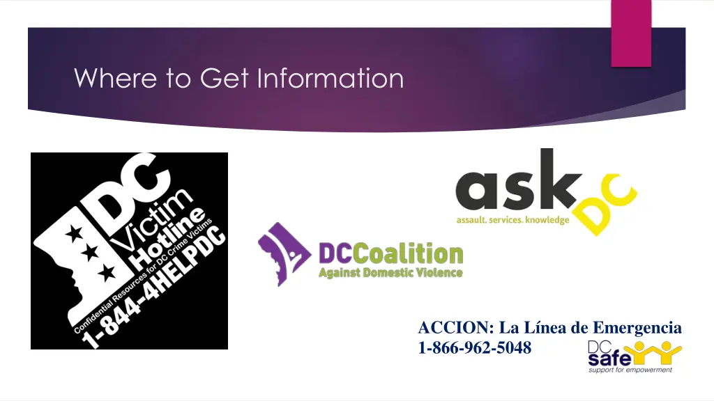 where to get information