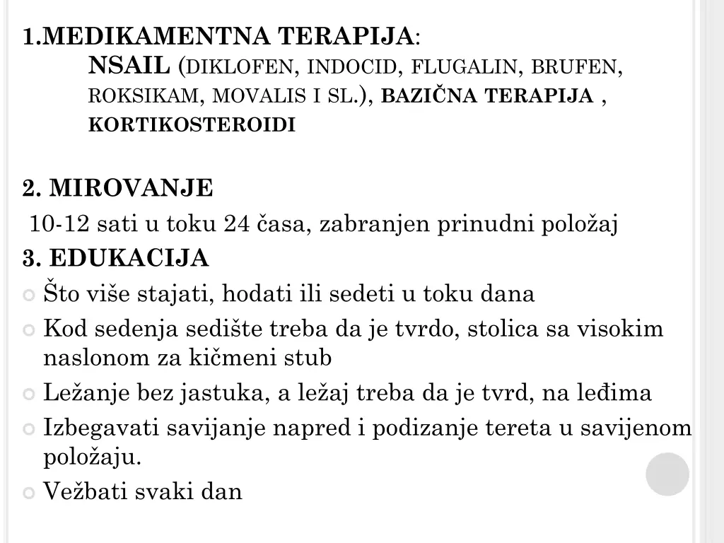 1 medikamentna terapija nsail diklofen indocid