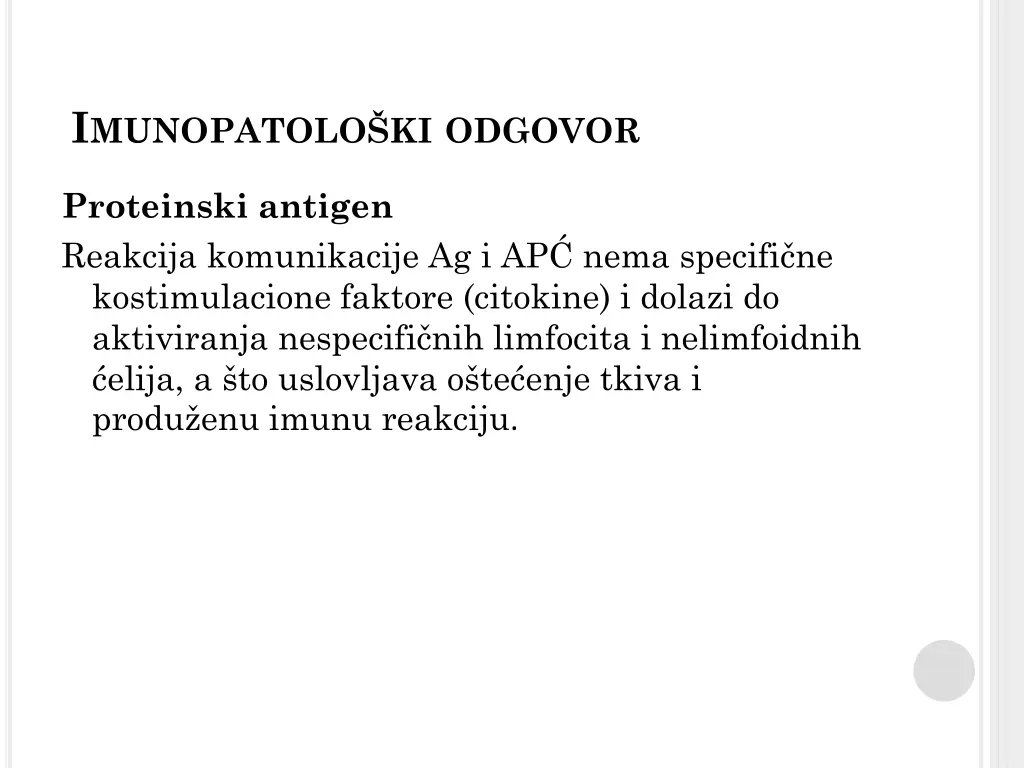 i munopatolo ki odgovor