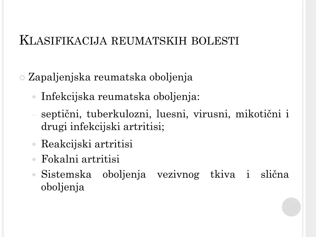 k lasifikacija reumatskih bolesti
