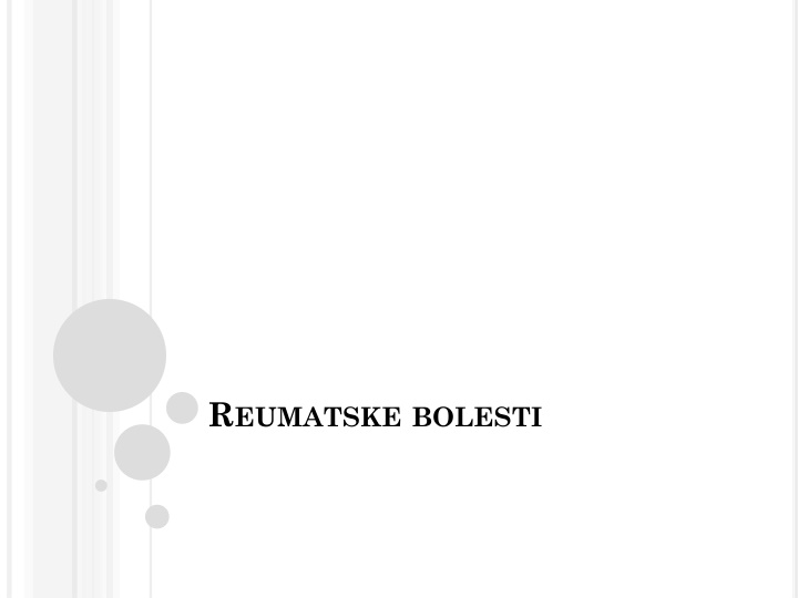 r eumatske bolesti