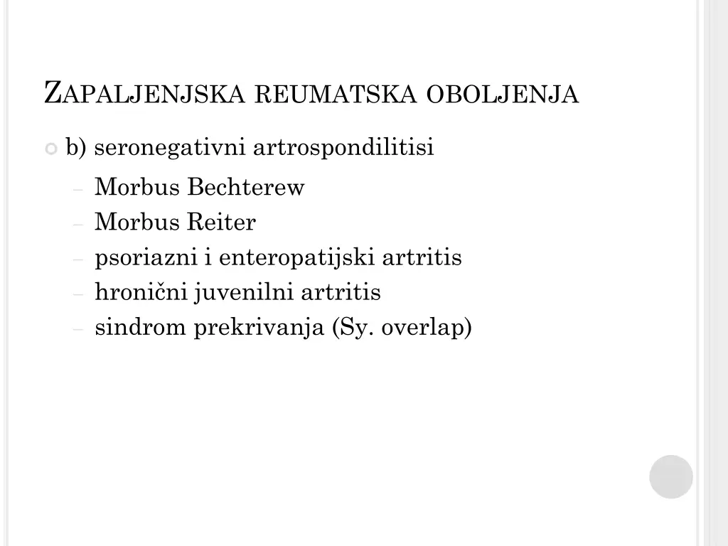 z apaljenjska reumatska oboljenja 1