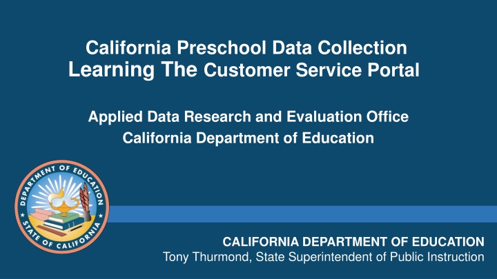california preschool data collection learning