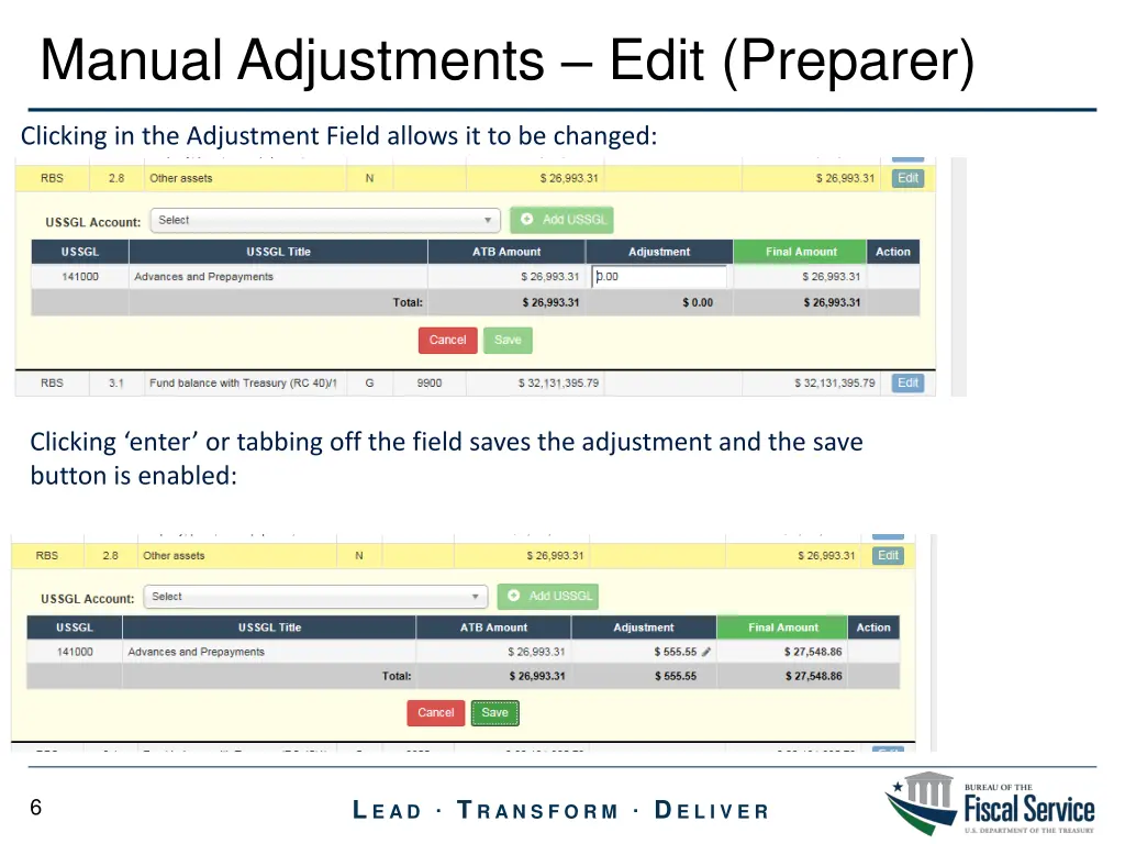 manual adjustments edit preparer 2