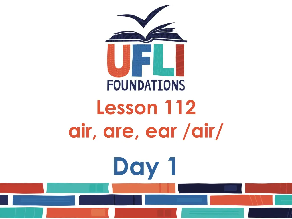lesson 112 air are ear air 1