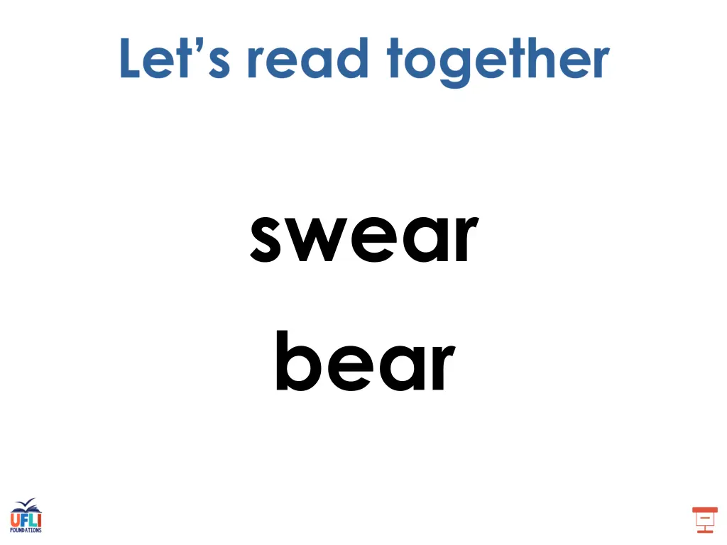 swear bear