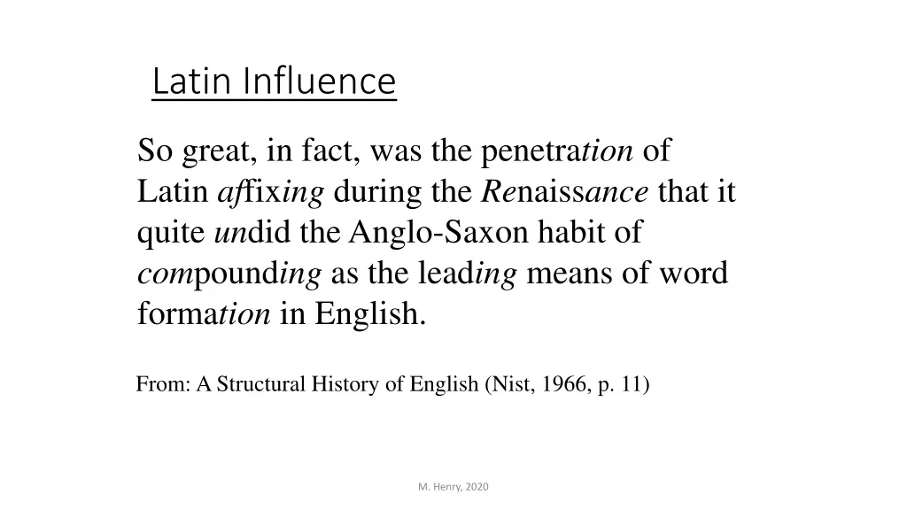 latin influence