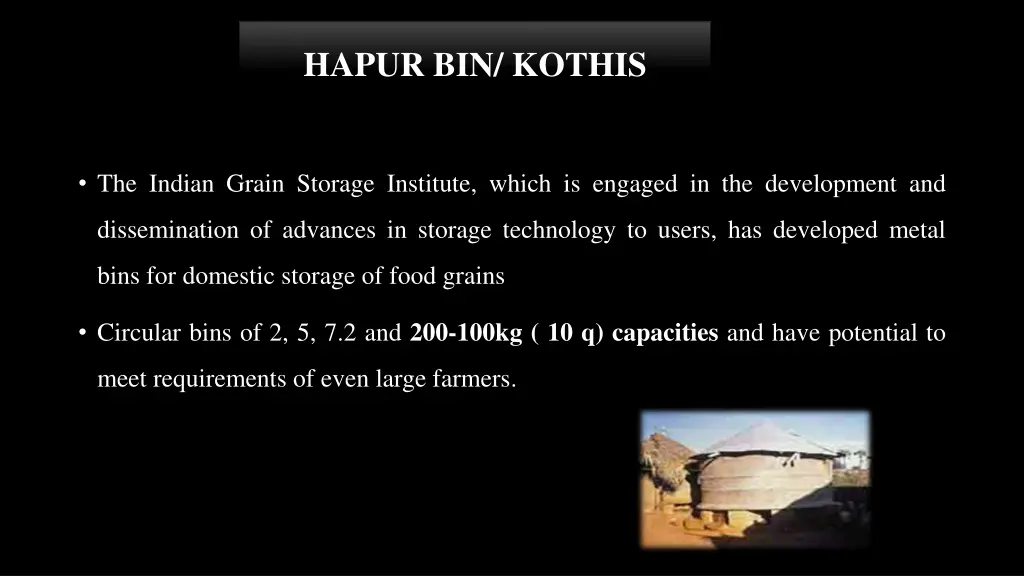 hapur bin kothis