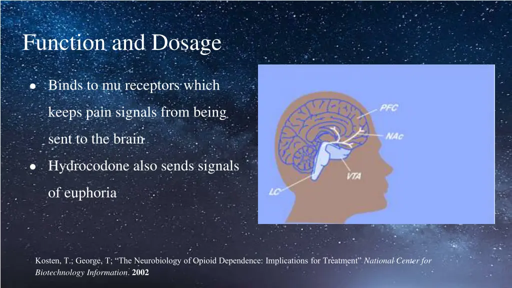 function and dosage