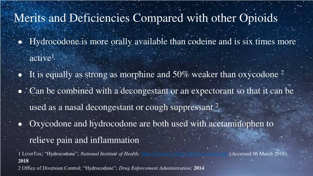 merits and deficiencies compared with other