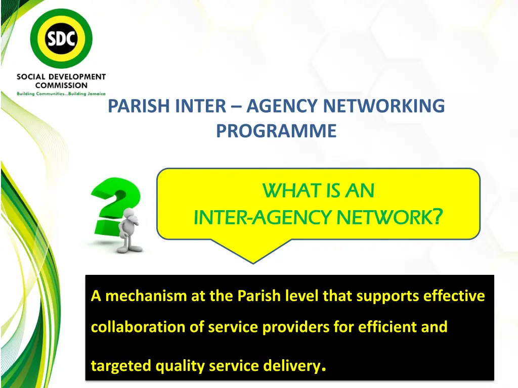 parish inter agency networking programme