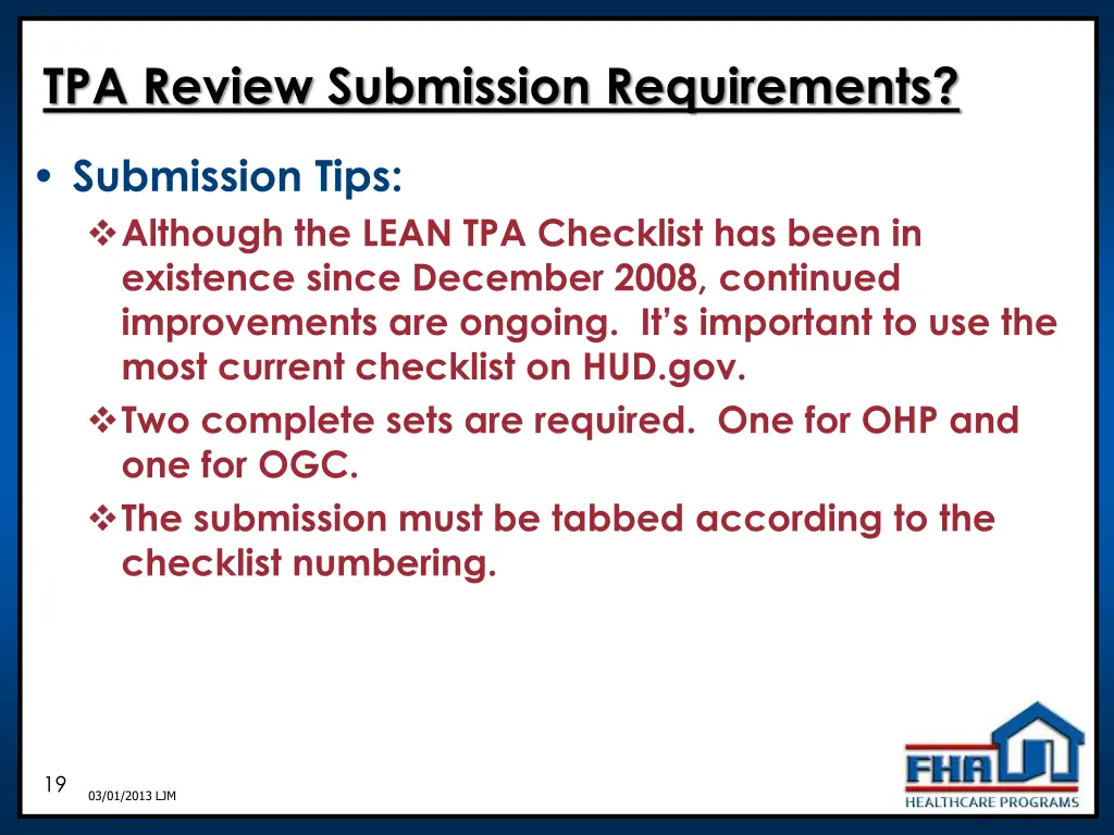 tpa review submission requirements 1