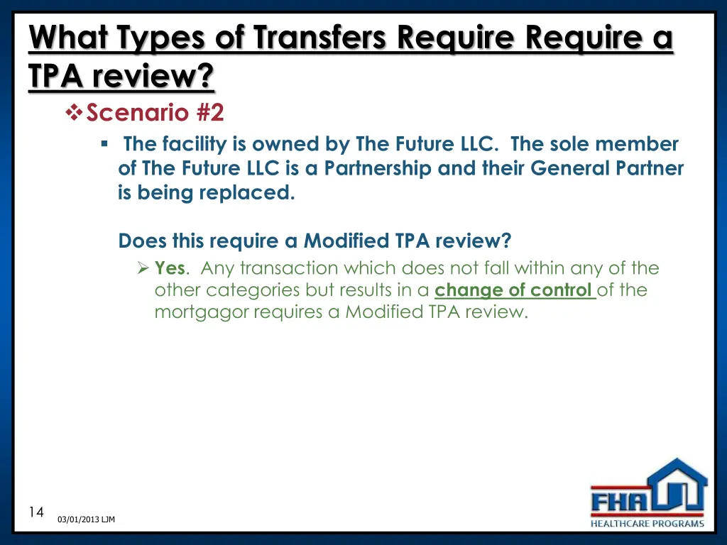 what types of transfers require require