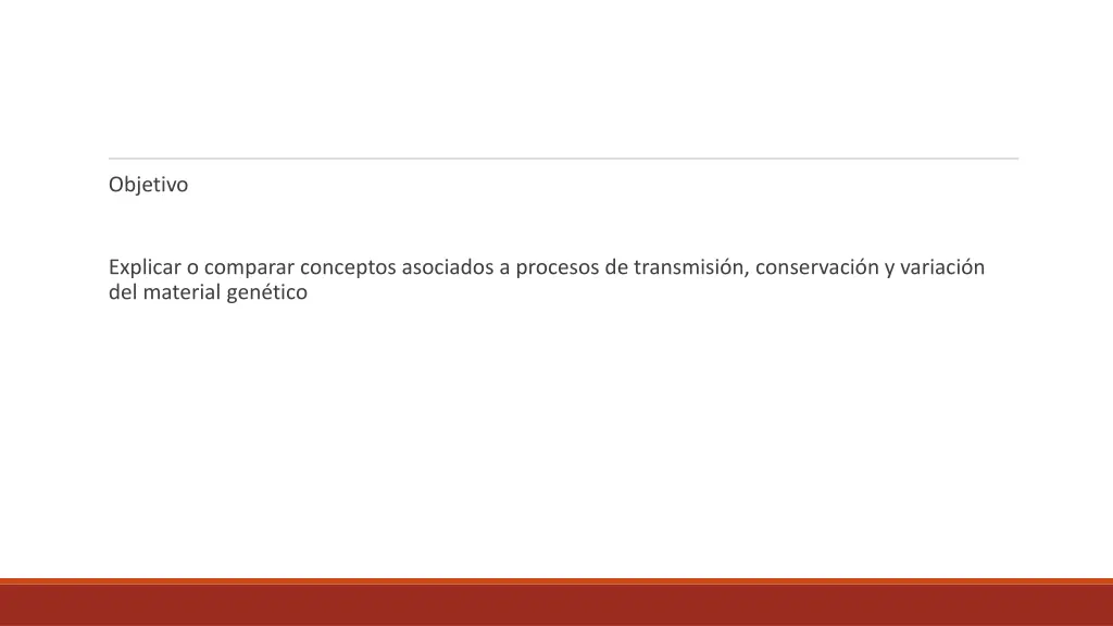 objetivo