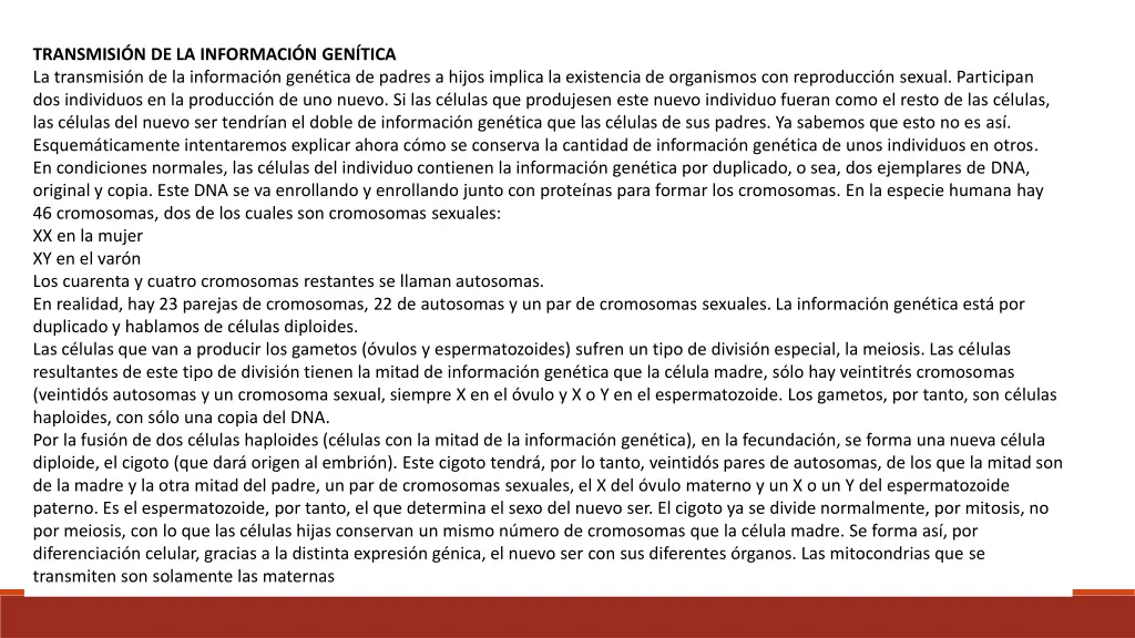 transmisi n de la informaci n gen tica