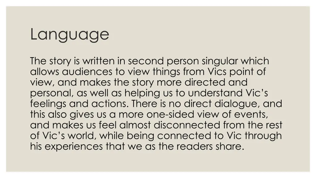 language