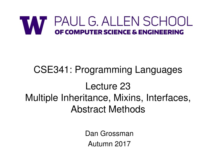 cse341 programming languages