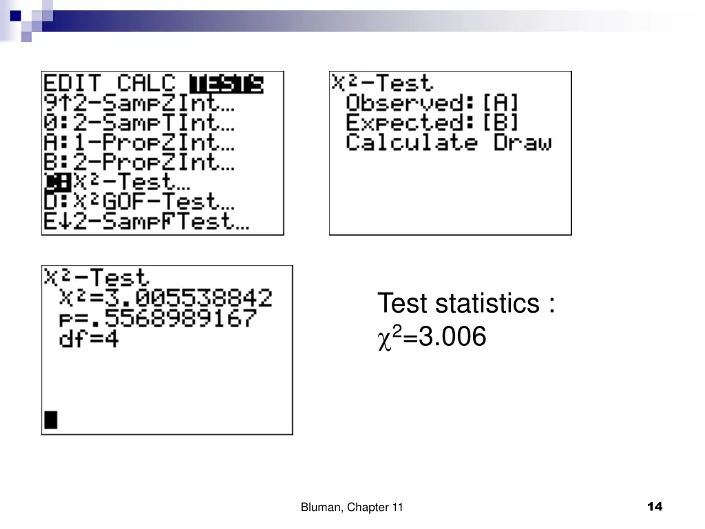 test statistics 2 3 006