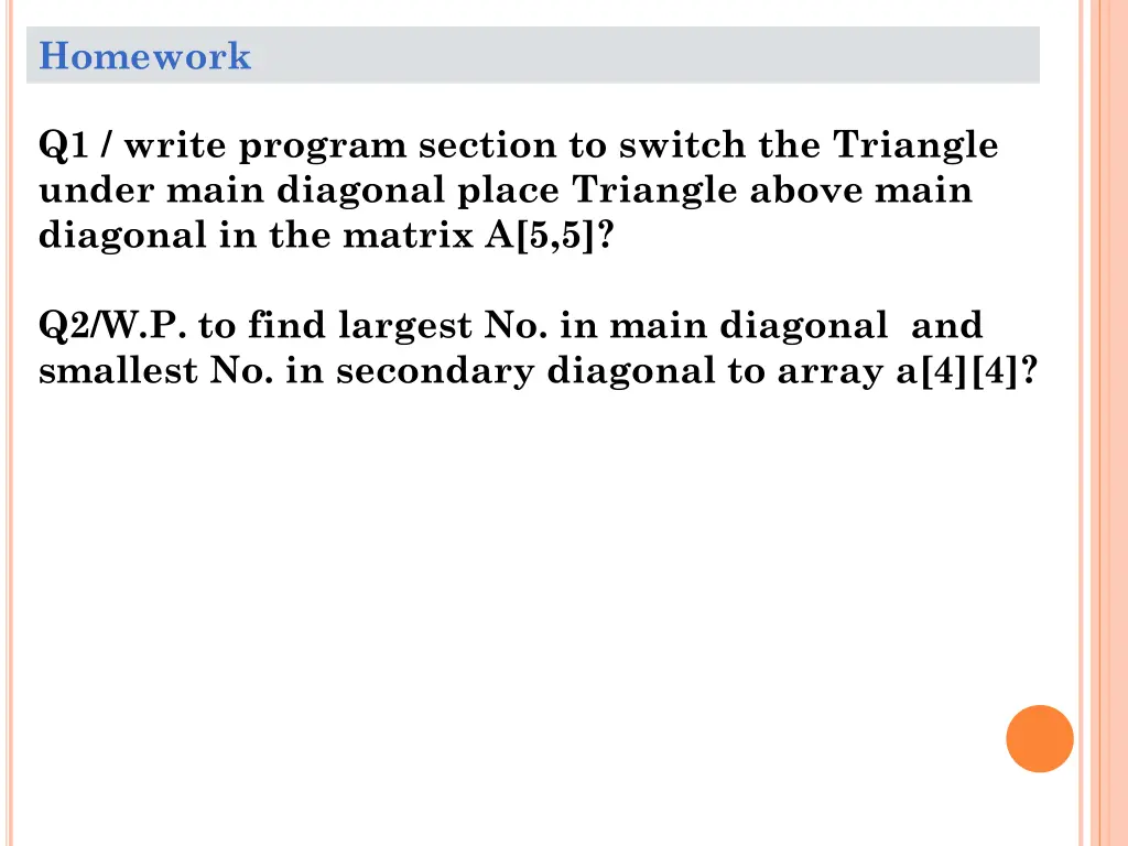 homework