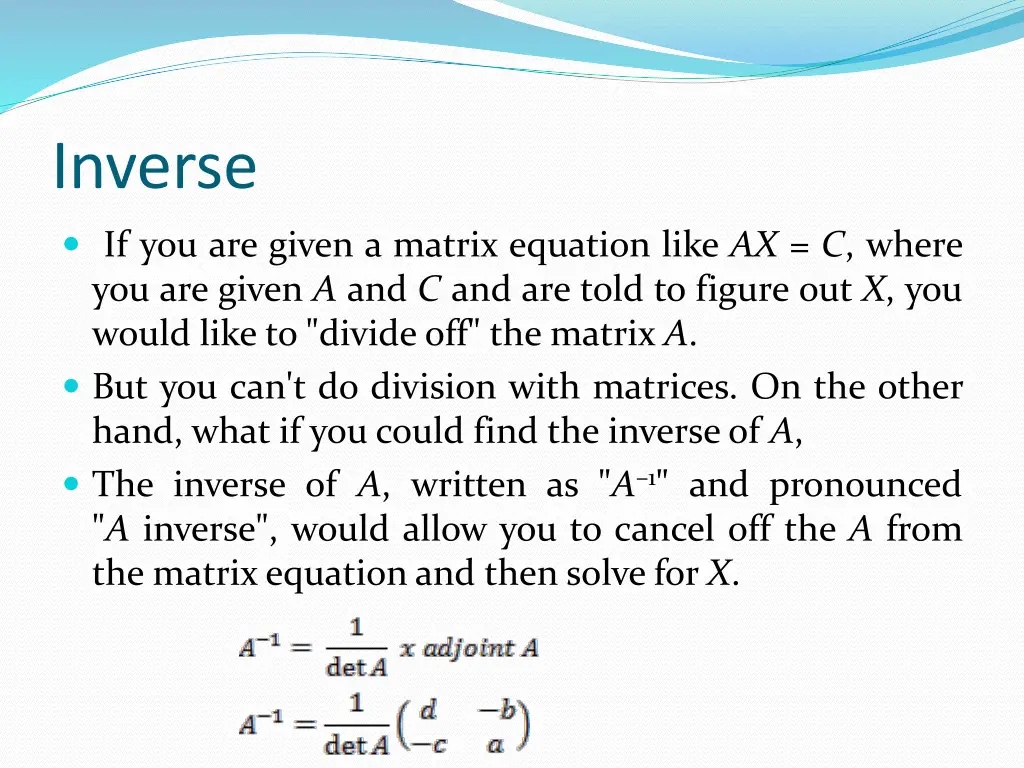 inverse