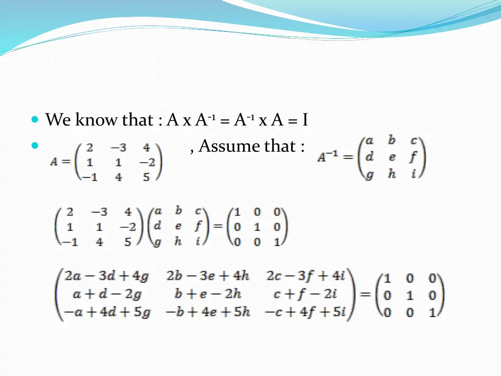 we know that a x a 1 a 1 x a i