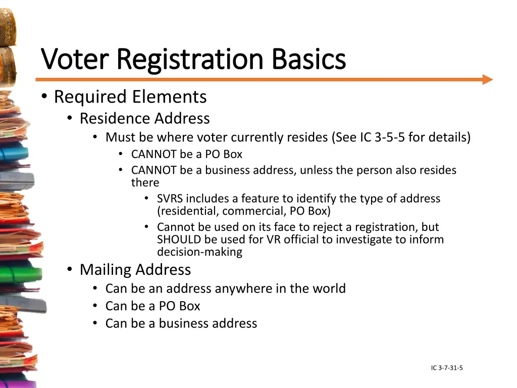 voter registration basics voter registration 3
