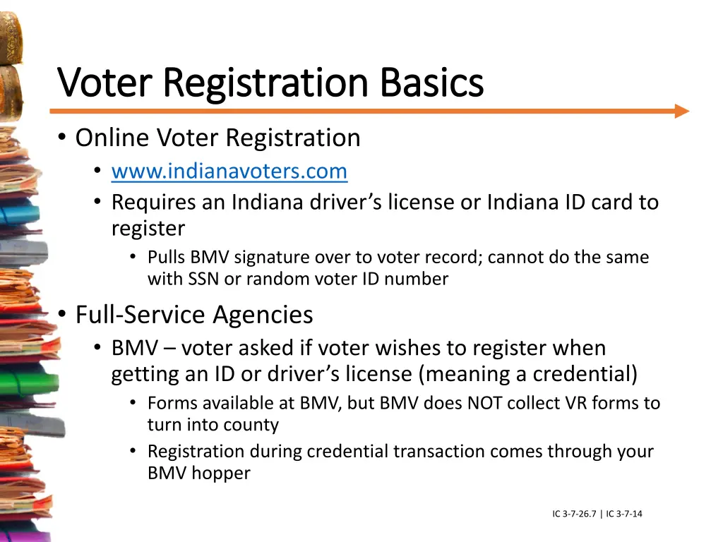 voter registration basics voter registration 5