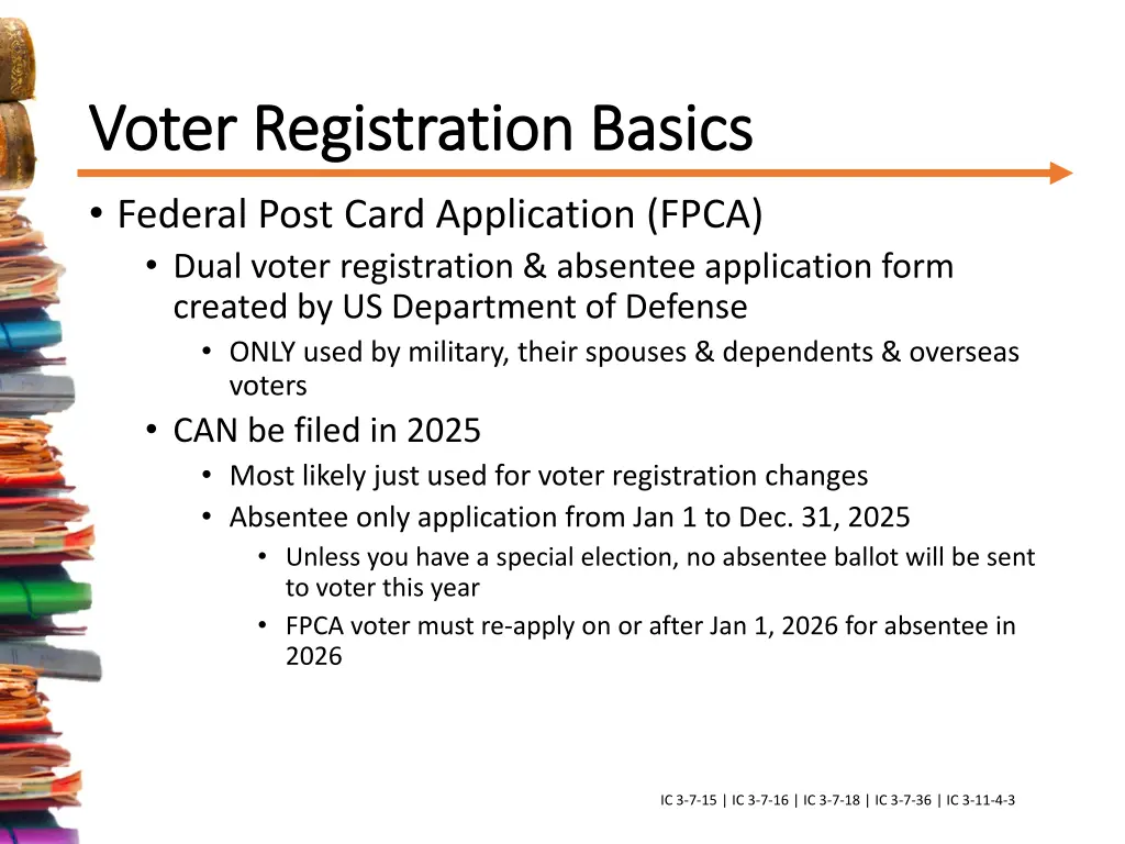 voter registration basics voter registration 6
