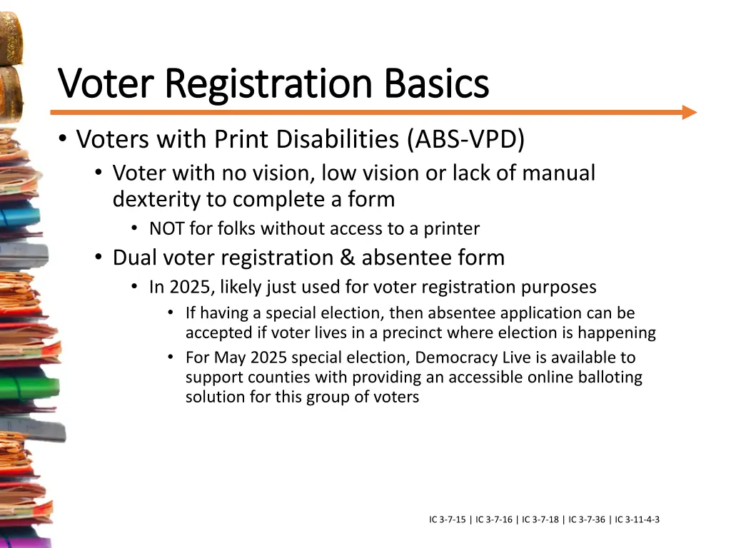 voter registration basics voter registration 7
