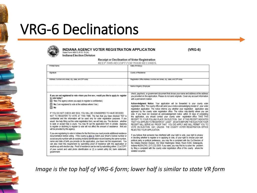 vrg vrg 6 declinations 6 declinations